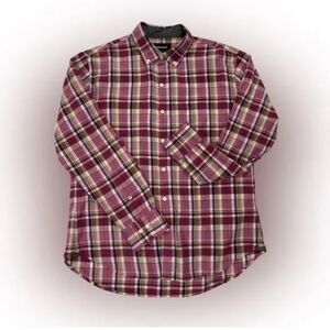 35. Bonobos - Slim Fit Purple Plaid Long Sleeve Button Down Shirt